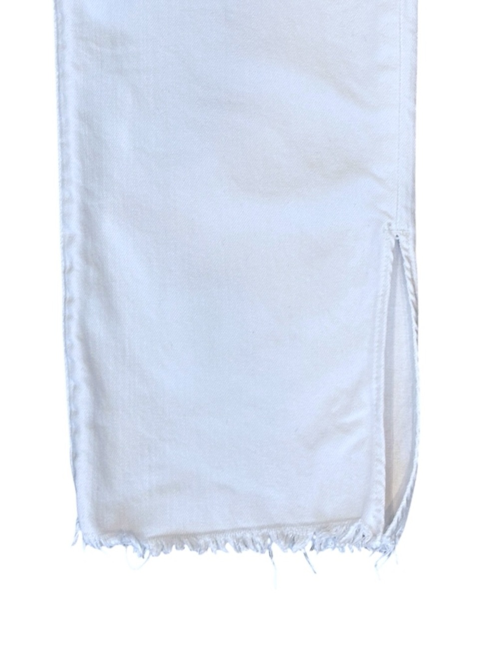 Favorite Daughter Valentina Tower High Rise Slit Jeans in Bahamas White Women 30 - Picture 8 of 10